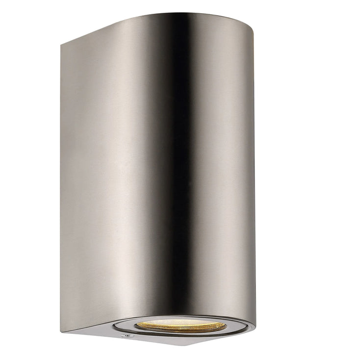 Nordlux Canto Maxi 2 Up/Down Wall Light | Stainless Steel