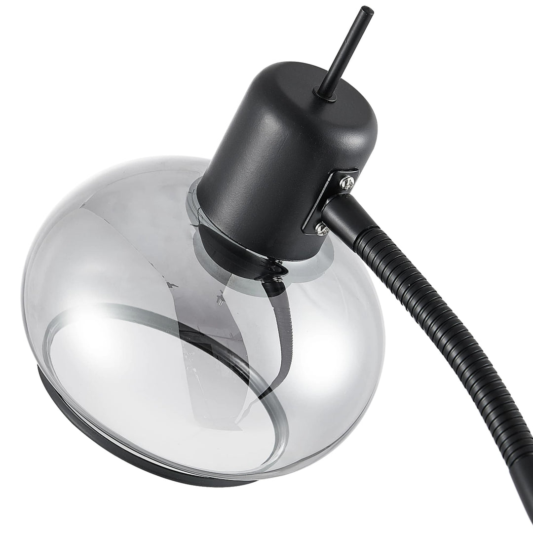 Telbix Marbell 1 Light Floor Lamp (E27) | Black