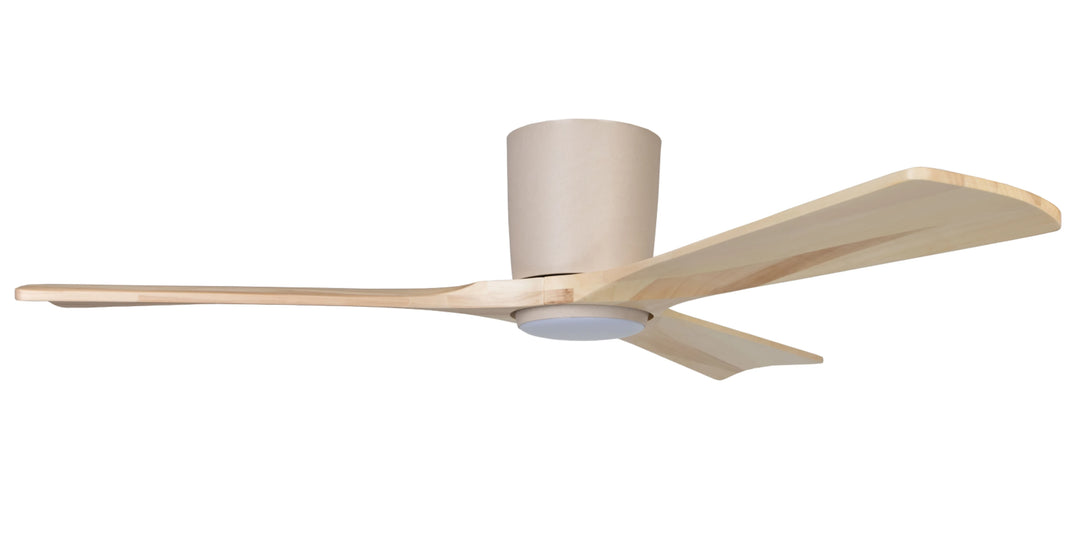 Fanco Gaia 48" DC Ceiling Fan with 22W Dimmable CCT LED Light and Remote | Natural Timber
