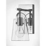 Hinkley Foster Modern Glass Wall Light (E27) | Chrome