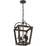 Telbix Black Lacota Pendant Light | 4 Light
