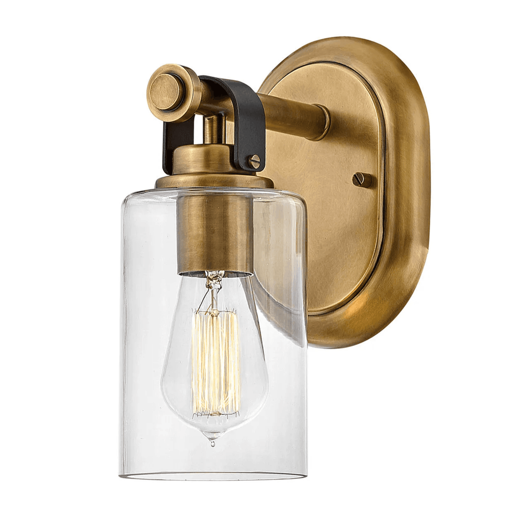 Hinkley Halstead Single Wall Sconce (E27) | Heritage Brass
