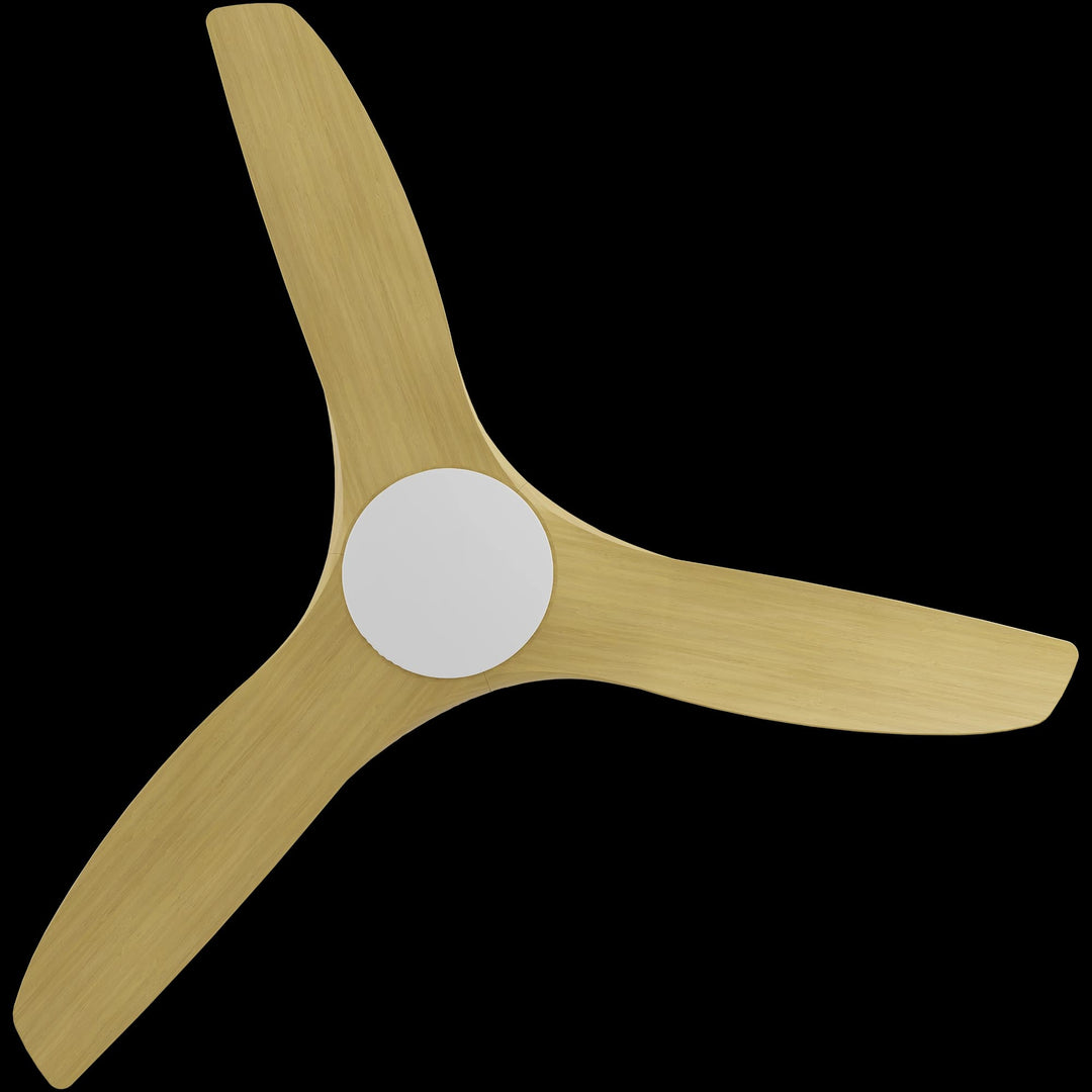 Calibo Smart CloudFan 52" (1300mm) ABS Energy Efficient DC Ceiling Fan and Remote | White & Bamboo