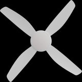 Calibo Vanga 48" DC Smart Ceiling Fan with LED Light and Remote Control | White