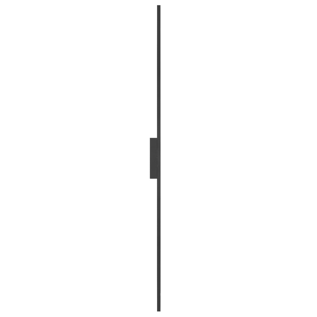 Telbix Ebiza Tall Slimline Tricolour LED Exterior Wall Light | Black