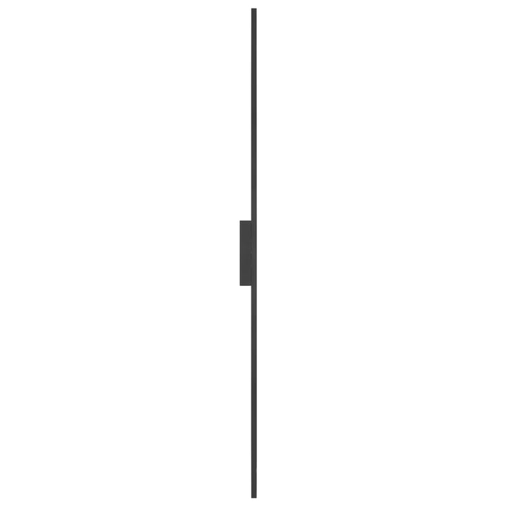 Telbix Ebiza Tall Slimline Tricolour LED Exterior Wall Light | Black