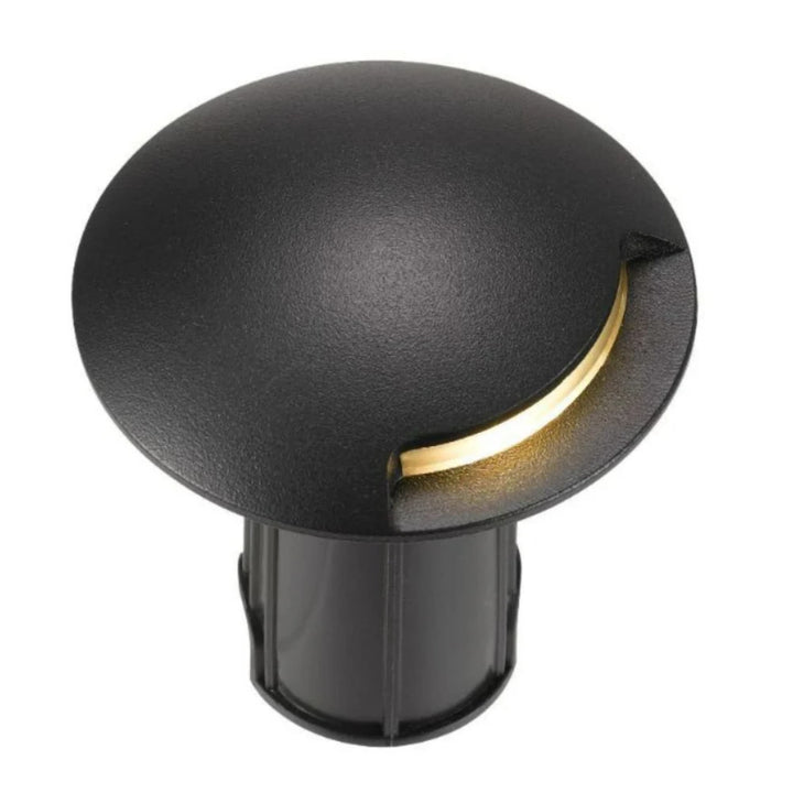 Telbix Luc 1x3W Variable Voltage In-ground Light IP65 | Black