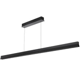 Telbix 1 Light Lucid LED Pendant Light | Black
