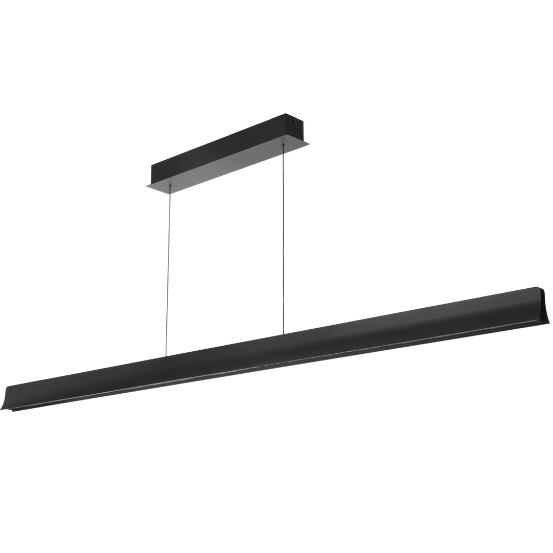 Telbix 1 Light Lucid LED Pendant Light | Black