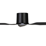 Fanco Flow 52" Low Profile DC Ceiling Fan with LED Light and Remote | Black