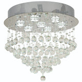 Telbix Savina 7 Light Crystal CTC Light | Chrome