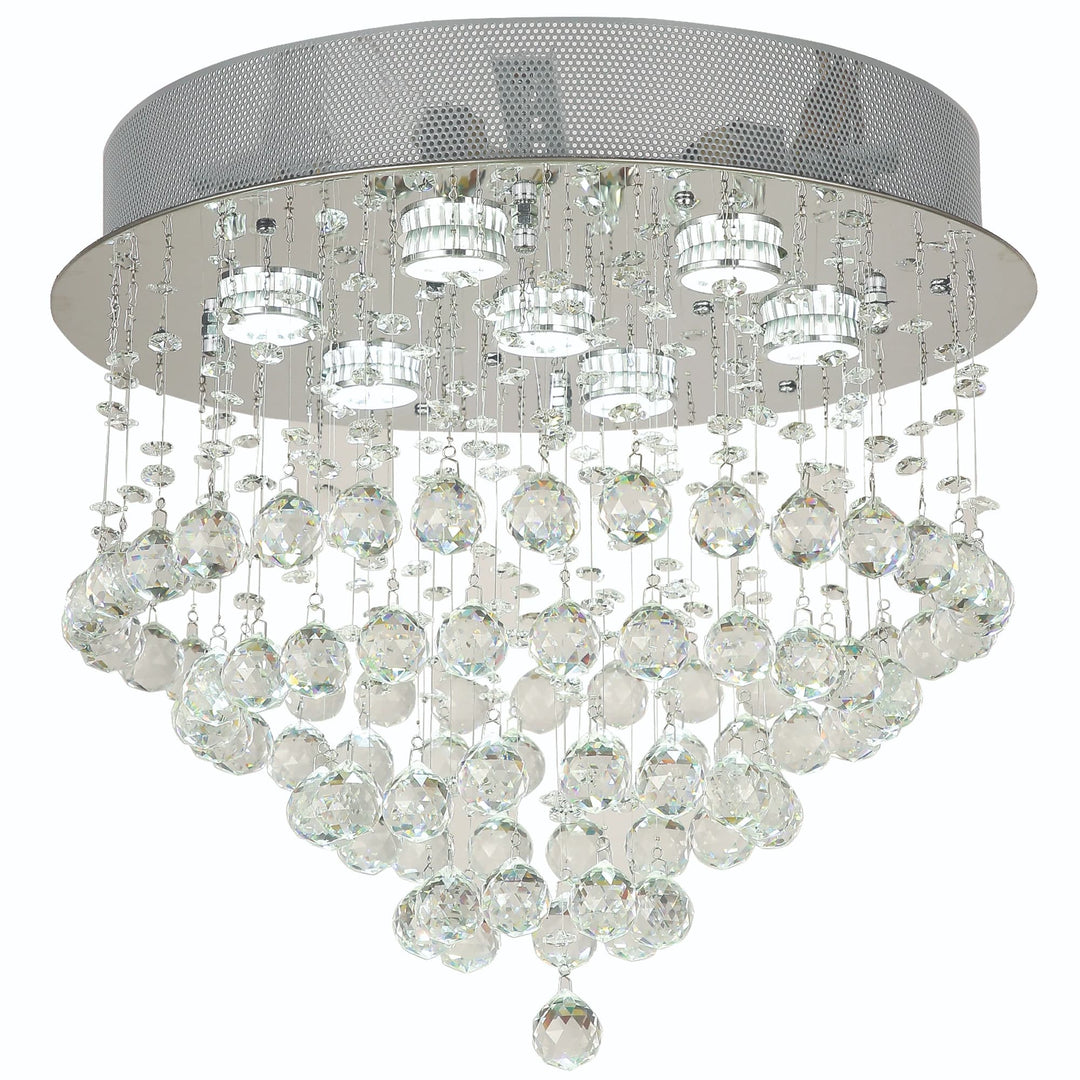 Telbix Savina 7 Light Crystal CTC Light | Chrome