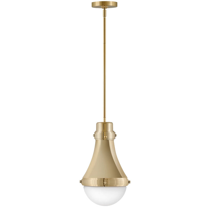 Hinkley Oliver Small Pendant Light | Bright Brass