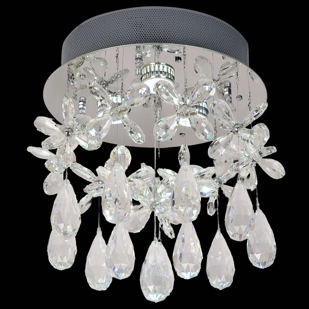 Telbix Paradis 3 Light Crystal CTC Light | Chrome