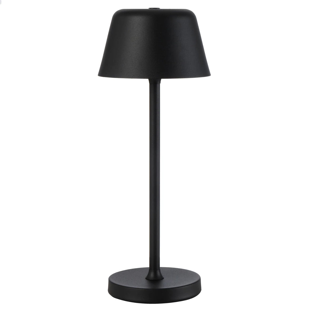 Telbix Briana Rechargeable LED Table Lamp | Black