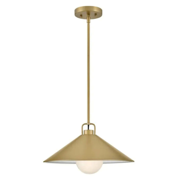 Hinkley Milo 1 Light Pendant by Lark | Lacquered Brass