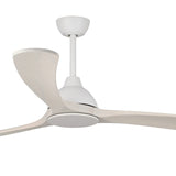 Fanco Sanctuary DC 70" Solid Timber Blade Indoor/Outdoor Ceiling Fan With Remote | White/Whitewash
