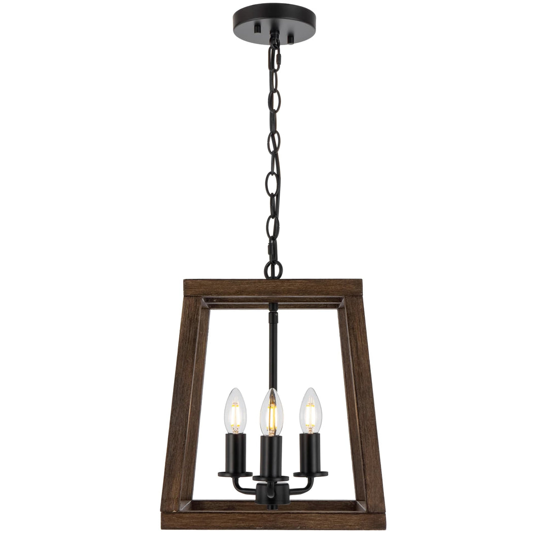 Telbix Black Dalton Pendant Light | 3 Light