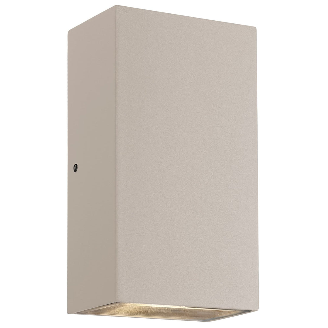 Nordlux Rold Flat Up/Down Outdoor LED Wall Light | Sand