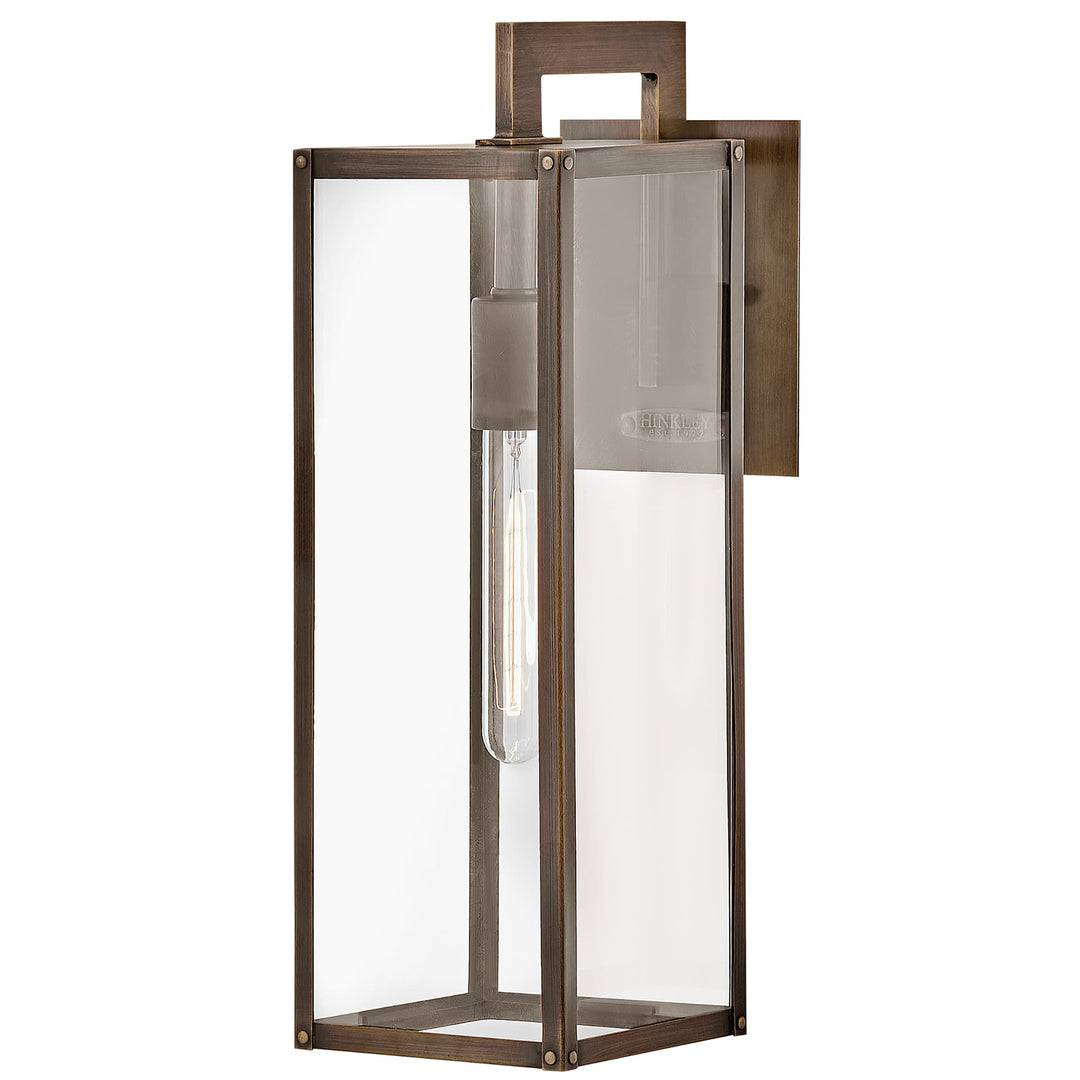Hinkley Max Medium Exterior Wall Light | Burnished Bronze