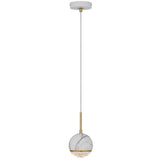 Telbix Oneta 1 Light Pendant | White