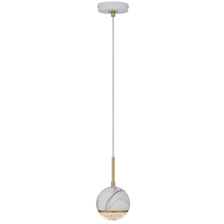 Telbix Oneta 1 Light Pendant | White