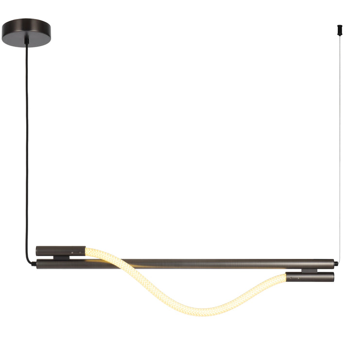 Telbix Taft 750mm LED Pendant Light | Gun Metal
