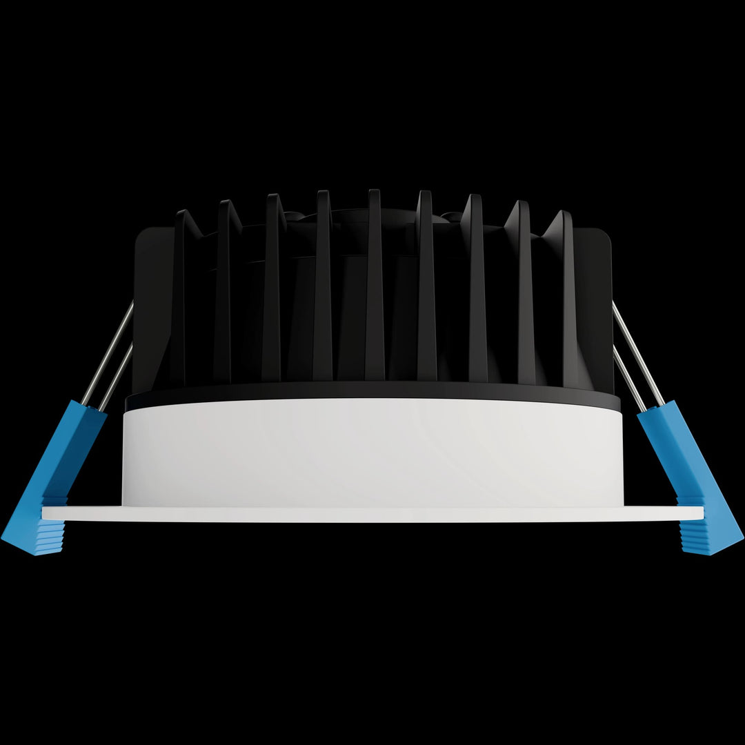 Calibo Zazu Recessed Tricolour LED Downlight with Changeable Face Plate | White