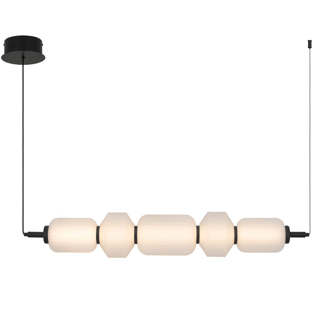 Telbix Torso 5 Light LED Pendant | Black