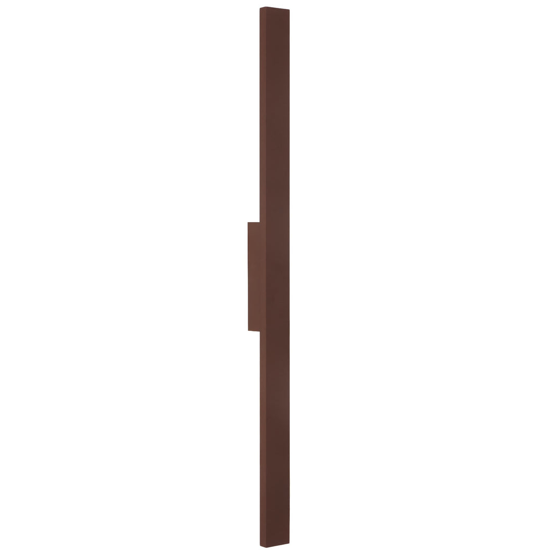 Telbix Ebiza Slimline Tricolour LED Exterior Wall Light | Rust