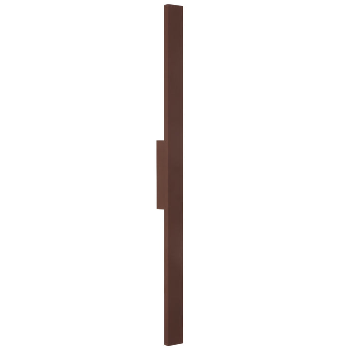 Telbix Ebiza Slimline Tricolour LED Exterior Wall Light | Rust