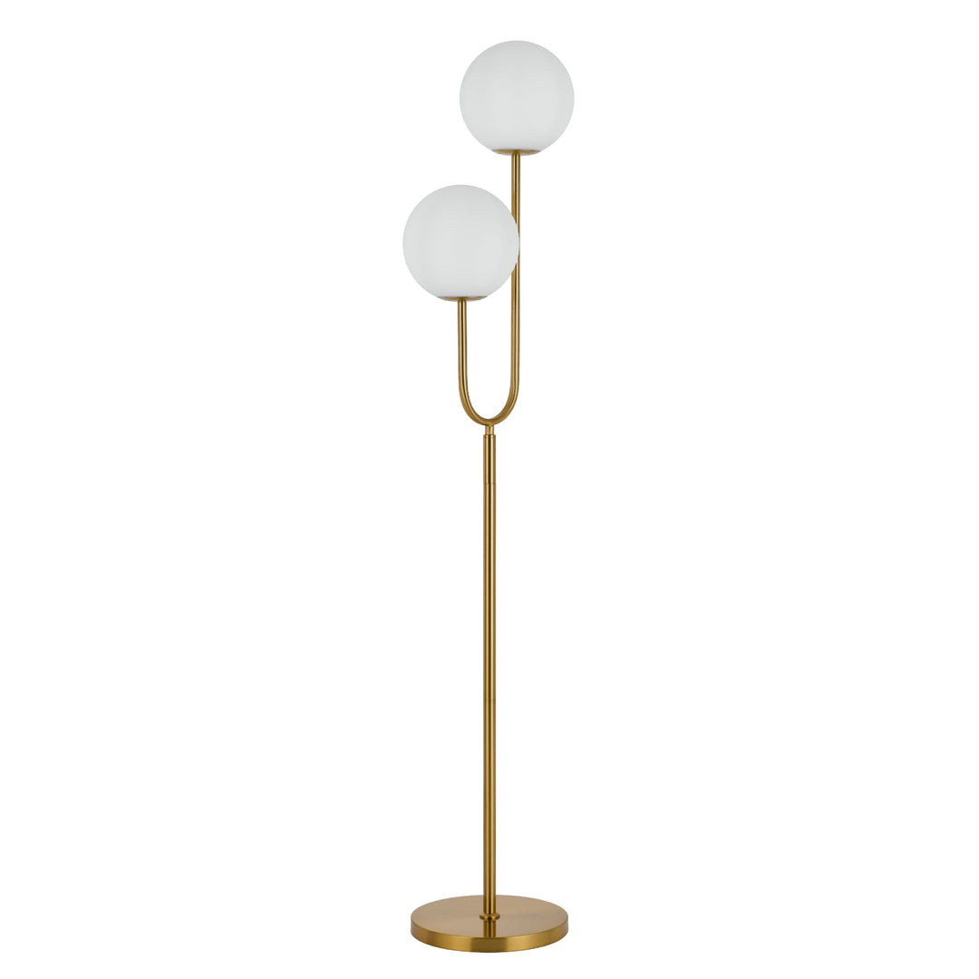 Telbix Eterna 2 Light Floor Lamp (E27) | Antique Gold