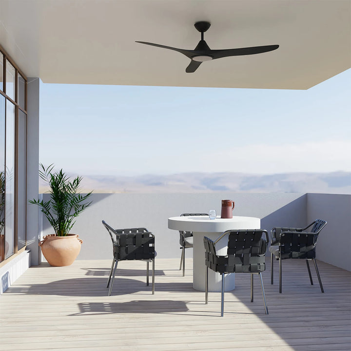 Calibo Smart CloudFan 72" (1830mm) ABS DC Ceiling Fan with 20W CCT LED Light and Remote | Black