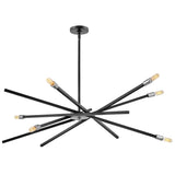 Hinkley Archer Large Chandelier Light | Satin Black