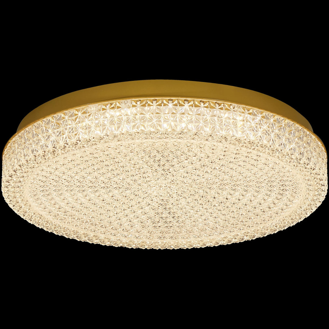 Calibo Ibis Crystalline Medium Round LED CTC Light | Gold
