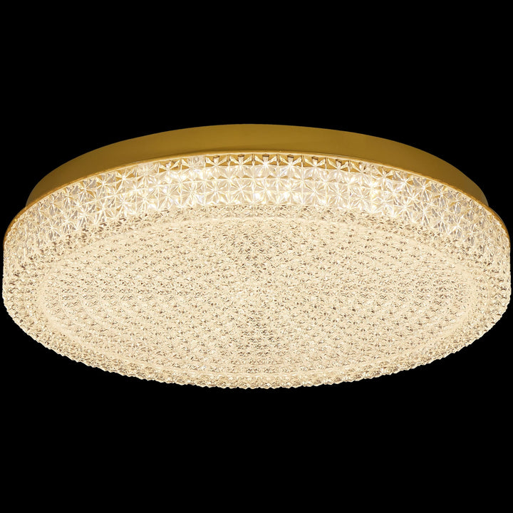 Calibo Ibis Crystalline Medium Round LED CTC Light | Gold