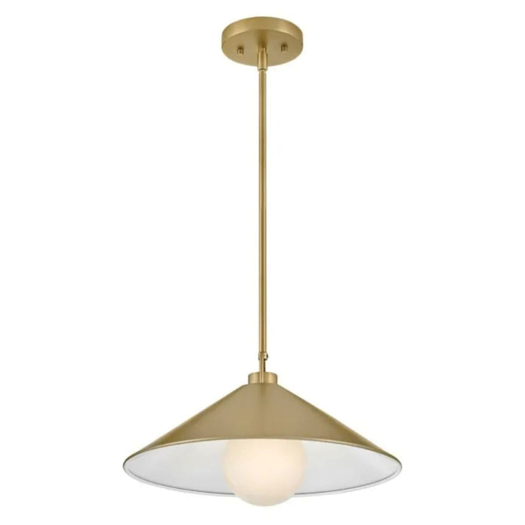 Hinkley Milo 1 Light Pendant by Lark | Lacquered Brass
