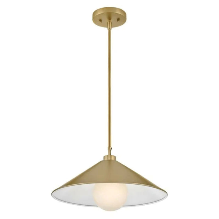 Hinkley Milo 1 Light Pendant by Lark | Lacquered Brass