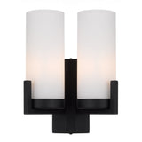 Telbix Eamon 2 Wall Light (E14) | Black