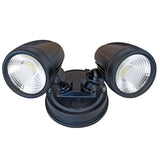 Telbix Illume Twin Exterior Security Spotlight | Black