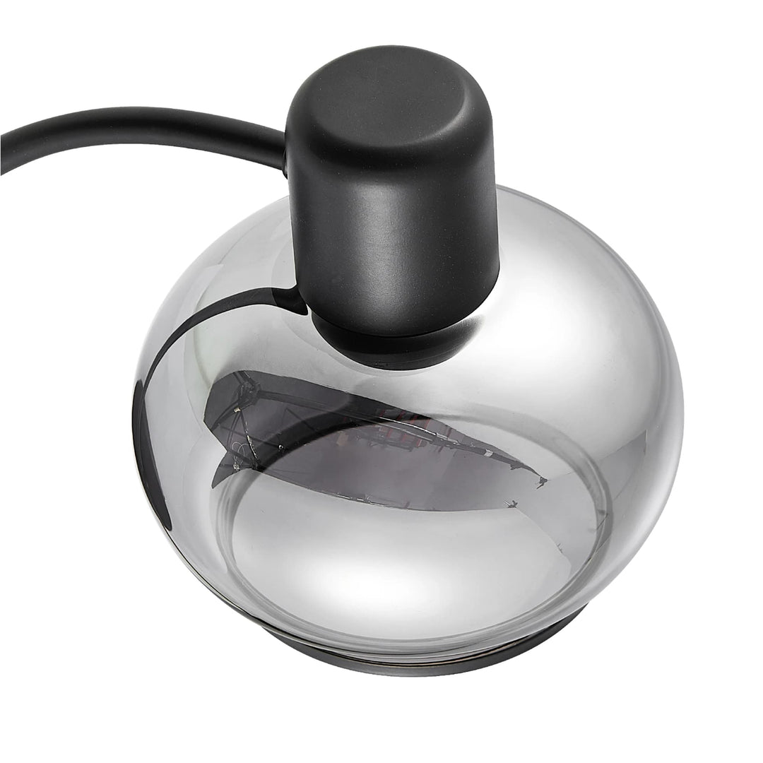 Telbix Marbell 1 Light Wall Light (E27) | Black