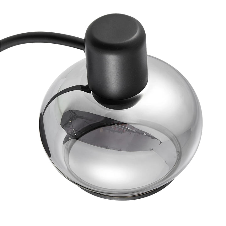 Telbix Marbell 1 Light Wall Light (E27) | Black