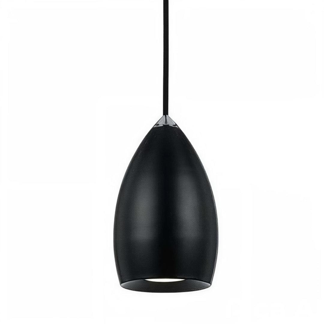 Telbix Tolosa 6W COB GU10 LED Metal Shade Pendant Light | Black