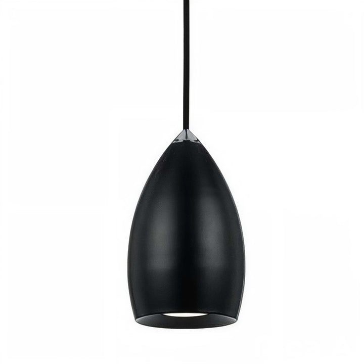 Telbix Tolosa 6W COB GU10 LED Metal Shade Pendant Light | Black