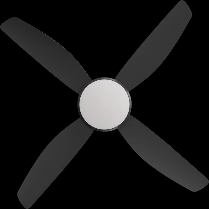 Calibo Vanga 48" DC Smart Ceiling Fan with LED Light and Remote Control | Black