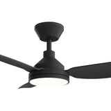 Calibo Sora 52" DC Ceiling Fan with LED Light, Wall Control and Remote | Black