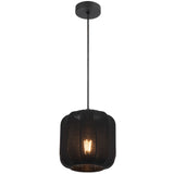 Telbix Jonsel Small Pendant Light | Black