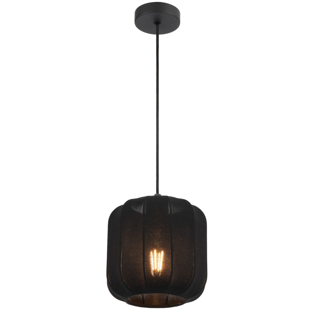 Telbix Jonsel Small Pendant Light | Black