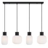 Telbix Nori Traditional Glass Pendant | 4 Light