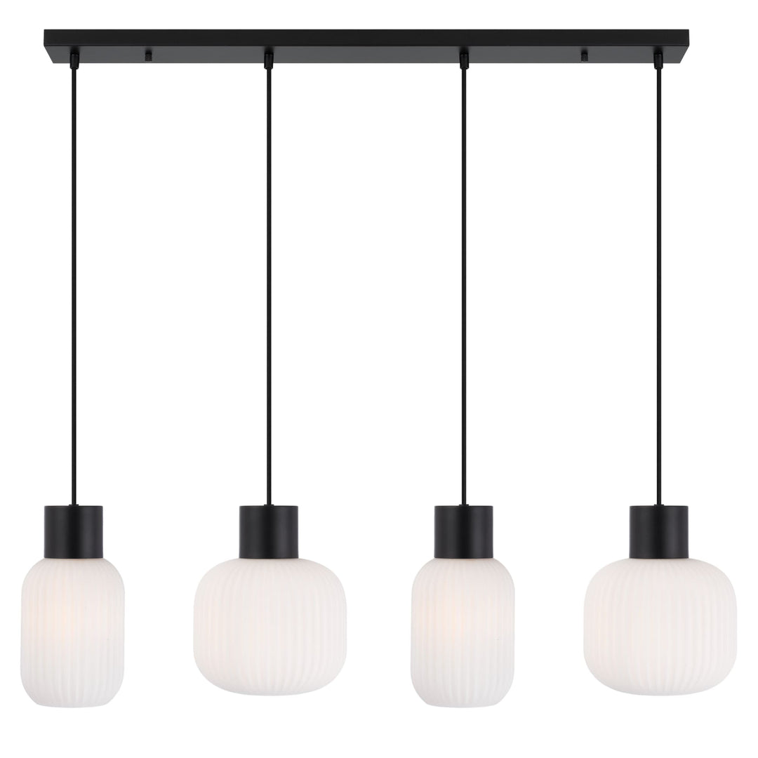 Telbix Nori Traditional Glass Pendant | 4 Light
